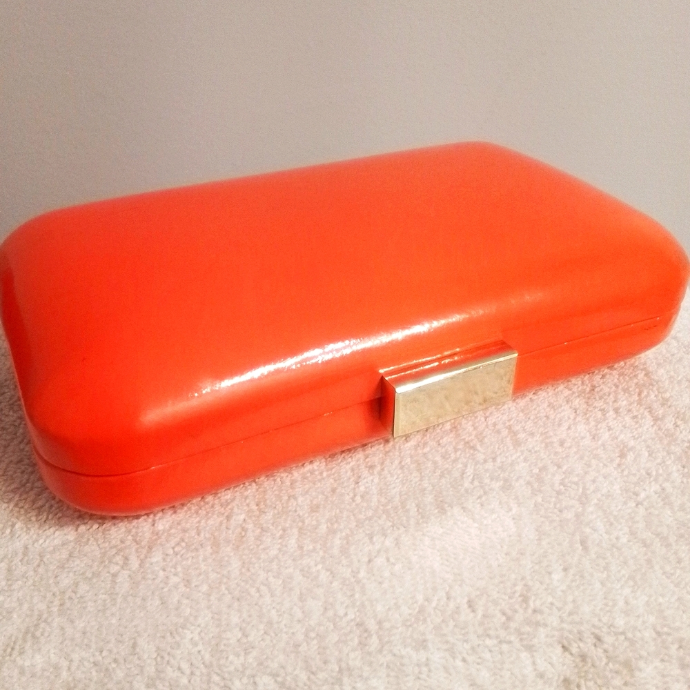 J. Crew adorable pocket book, Leather Hardcase with snap enclosure!